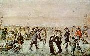 Hendrick Avercamp Fun on the ice oil painting picture wholesale